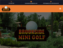 Tablet Screenshot of brooksideminiaturegolf.com